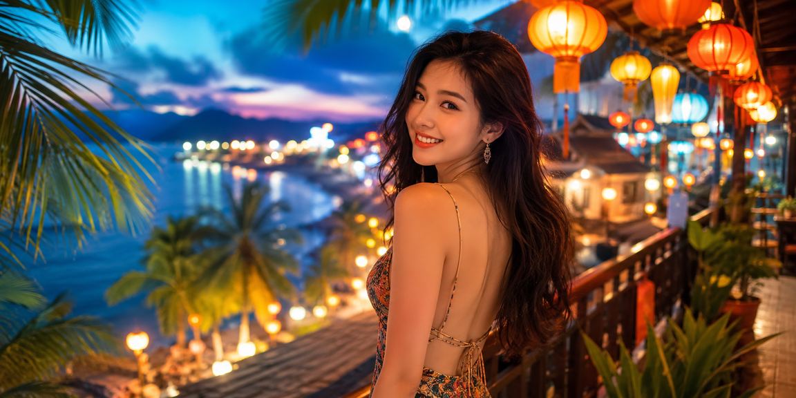 Không khí đêm Hà Nội với đèn lồng và người chơi cá cược trực tuyến